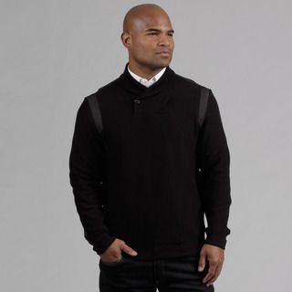 Calvin Klein Mens Black Jacquard Ribbed Jacket FINAL SALE