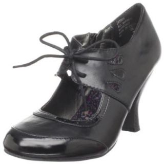  Jellypop Womens Jayden Oxford Pump,Black/Black,9.5 M US Shoes