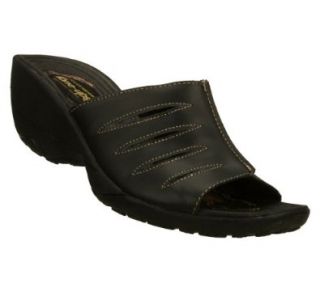 com Skechers TLites Model Chic Womens Slides Sandals Black 6 Shoes