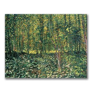 Vincent Van Gogh Trees and Undergrowth, 1887 Canvas Art