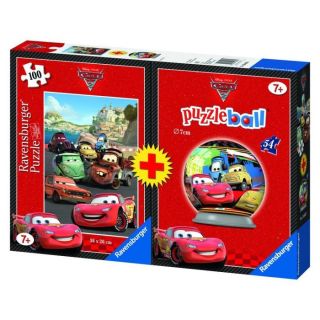 Puzzle 100pcs + Puzzleball® 54pcs   Cars   Achat / Vente PUZZLE