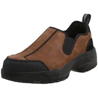 : WORX by Red Wing Shoes Mens 5503 Steel Toe Loafer,Brown,5 W: Shoes