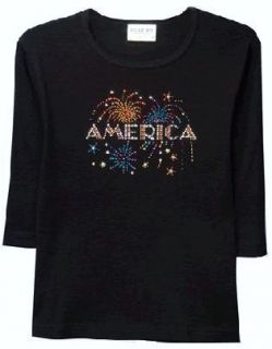 Cactus Bay Apparel America Fireworks Cotton T Shirt