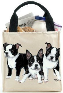 Boston Terrier Puppies (Dog)   Canvas Totes Shoes
