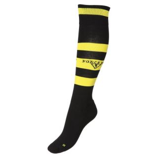 Coloris  Noir et jaune. Chaussettes de Rugby FORCE XV Homme, mollet
