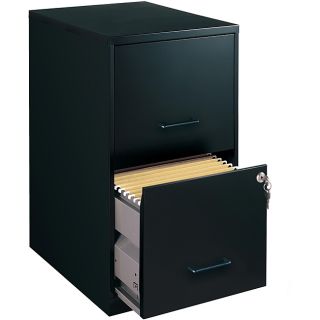 Office Designs Black colored 2 drawer Steel File Cabinet