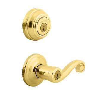 Kwikset featuring Smartkey 991LL 3 SMT CP Lido Entry Lever and Single