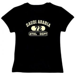 Saudi Arabia 72 Athl Dept Womens T shirt: Clothing