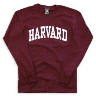 Harvard Crimson Classic Long Sleeve T Shirt: Clothing
