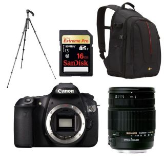 Canon EOS 60D + SIGMA18250 + sac + SD + trépied   Achat / Vente