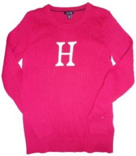 Womens Tommy Hilfiger Holiday Sweater Pink Size Medium