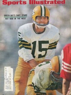 Bart Starr Unsigned Sports Illustrated Magazine   October