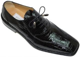 Ferrini 3921 Black All Over Genuine Alligator Shoes (13, Black) Shoes