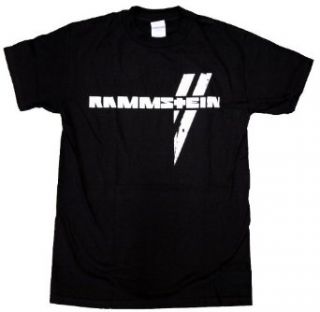 Rammstein Weisse Balken T shirt, Size X Large Clothing