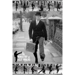 MONTY PYTON   Poster The Ministry Of Silly Walks 61 x 91 cm   Poster
