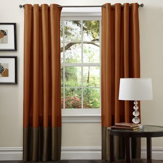 Lush Decor Prima Brown/ Rust 84 inch Curtain Panels (Set of 2