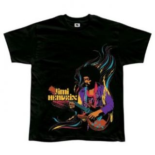 Jimi Hendrix   Colorful Jimi T Shirt: Clothing