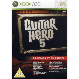 GUITAR HERO 5 / JEU CONSOLE XBOX 360   Achat / Vente XBOX 360 GUITAR