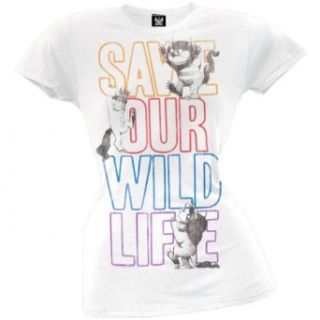 Where The Wild Things Are   Wild Life Juniors T Shirt