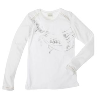 DIESEL T shirt Tadam Enfant Fille Blanc.   Achat / Vente T SHIRT