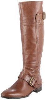West Womens Vermillion Knee High Boot,Brown Leather,7.5 M US Shoes