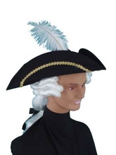 Colonial Hat With Wig Clothing
