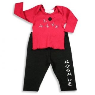 Toni Tierney   Infant Boys Long Sleeve Pant Set, Red