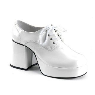 Mens 70s Costume Platform Shoes (Size: Small 8 9): Shoes