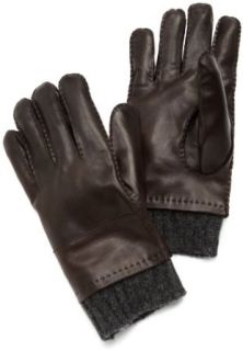 HUGO BOSS Mens Hosko Leather Glove, Brown, 9.5 Clothing