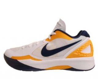 White Navy Maize 2012 Basketball Shoes 487638 101 [US size 12]: Shoes