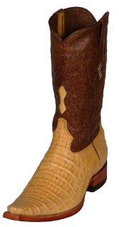 Mens COWBOY BOOTS Yellow Knee High Shoes 8 Shoes