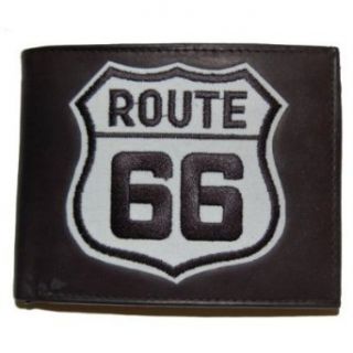 Route 66 Hand Crafted Genuine Leather Wallet   Route 66