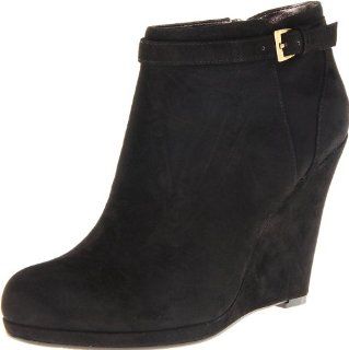 DKNY Womens Ramona Wedge Boot,Black,7 M US: Shoes