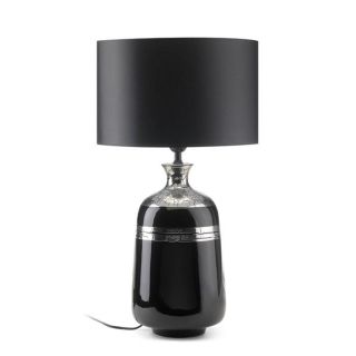 Lampe KEMINA noire céramique 63 cm   Achat / Vente LAMPE A POSER