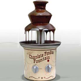 Stainless Steel Chocolate Fondue Fountain: Grocery