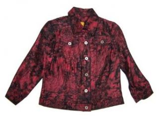 Ruby Rd Razzle Dazzle Long Sleeve Button Down Jacket