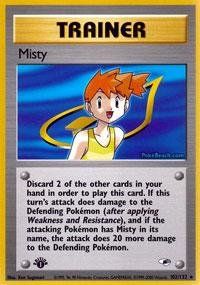 Pokemon   Misty (102)   Gym Heroes: Toys & Games
