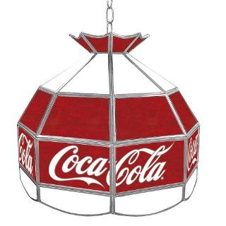 Trademark Coca Cola Vintage 16 Inch Stained Tiffany Lamp