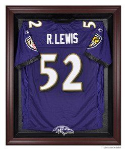 Baltimore Ravens Mahogany Framed NFL Jersey Display Case