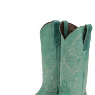 Lane Boots Ashlee Lace Turquoise Leather Fashion Cowgirl Boots