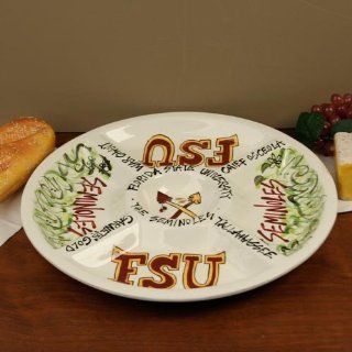 NCAA Florida State Seminoles (FSU) Ceramic Veggie Tray