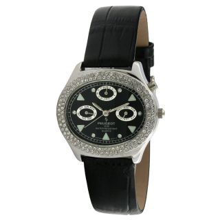 Peugeot Womens Crystal accented Multi function Watch Today $44.99