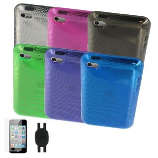 rooCASE 3 in 1 Wave iPod Touch TPU Bundle