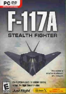 PC   F 117A Stealth Fighter Expansion for Flight Sim X/2004 DVD