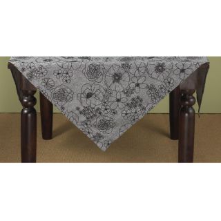 Grey Floral 54 inch Square Tablecloth Today $32.99 5.0 (1 reviews