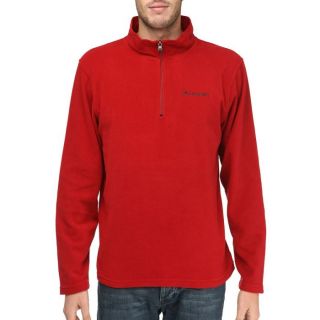 Coloris  rouge. Sweat Polaire LONGBOARD Homme, 100 % polyester, col