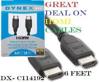 Dynex Silver 1080p HDMI Video Cable   6 feet (1.8 meters