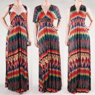 Tabeez Womens Print Multi Way Dress Today $49.99 Sale $44.99   $71