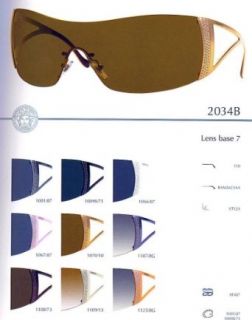 Versace 2034 B Sunglasses(Color Code1107/8G,Frame Size110) Clothing
