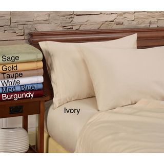 Egyptian Cotton 1000 Thread Count Solid Sheet Set
